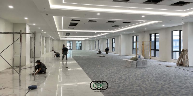 Báo giá thi công nội thất văn phòng nhà máy