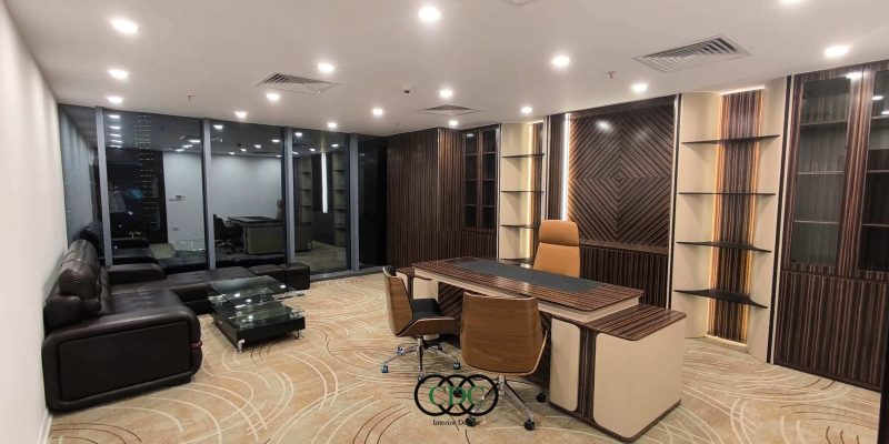 Thi công nội thất phòng giám đốc